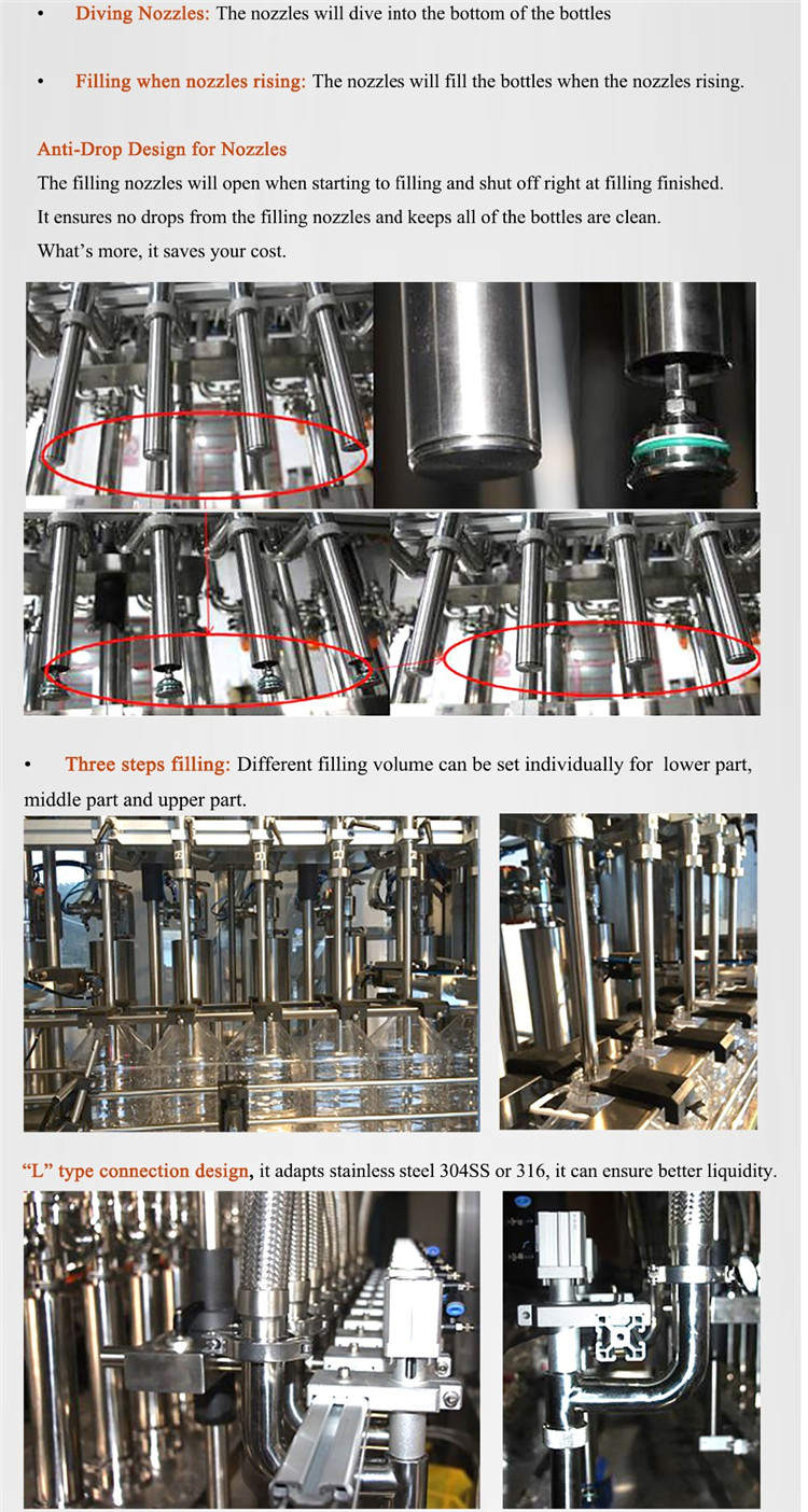 Automatska mašina za punjenje boca sa servo motorom 4