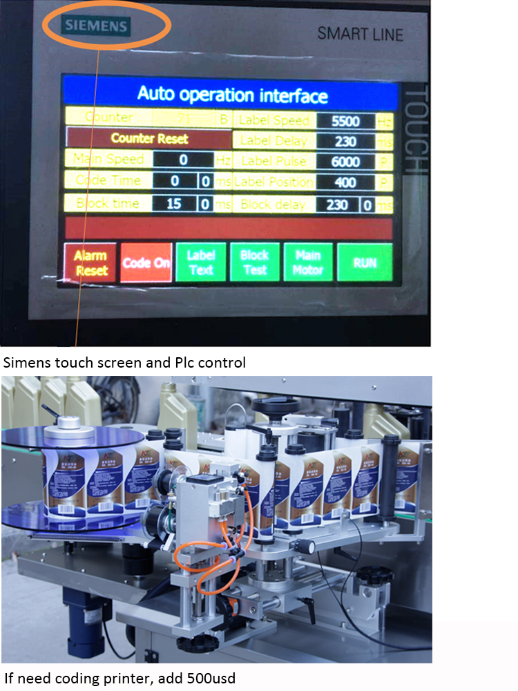 Automatska naljepnica za flašicu s dvostrukim sidsom Cijena