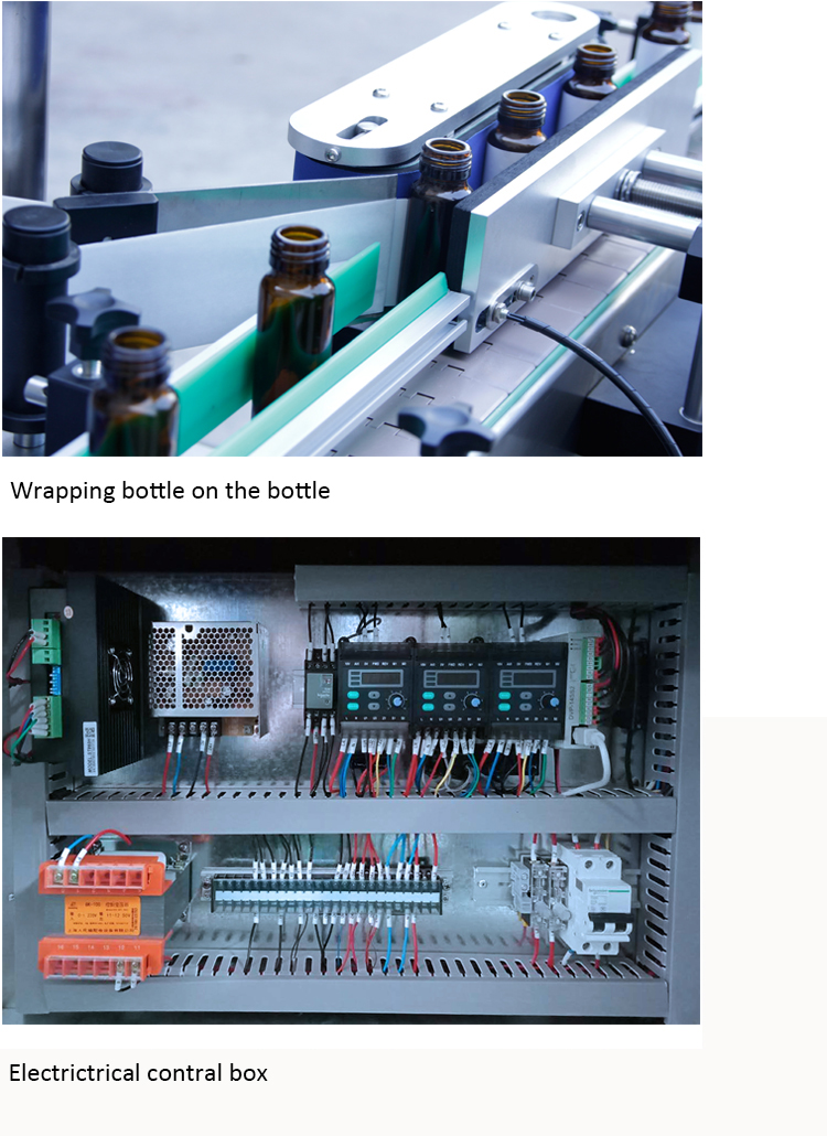 Automatski etiketa za zamatanje okruglih boca